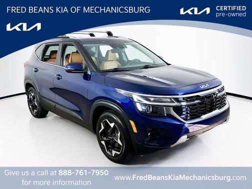 Ocean Blue 2025 Kia Seltos EX