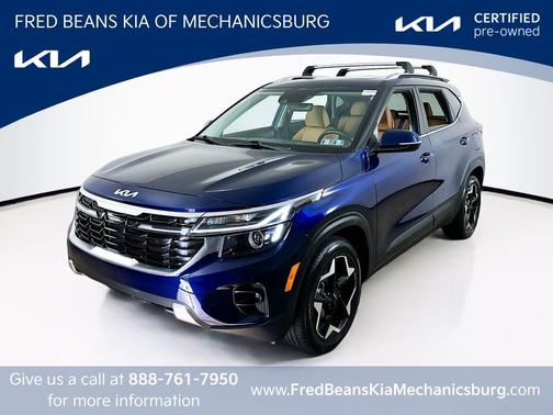 Ocean Blue 2025 Kia Seltos EX