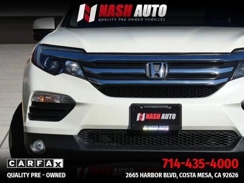 White 2016 Honda Pilot EX