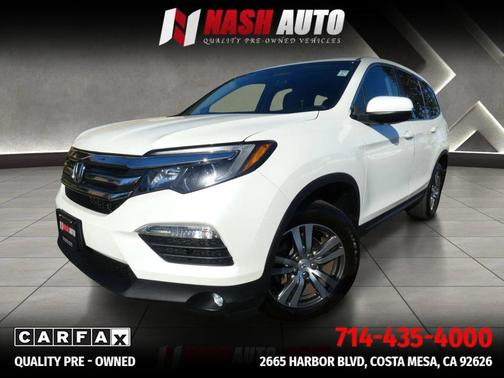 White 2016 Honda Pilot EX