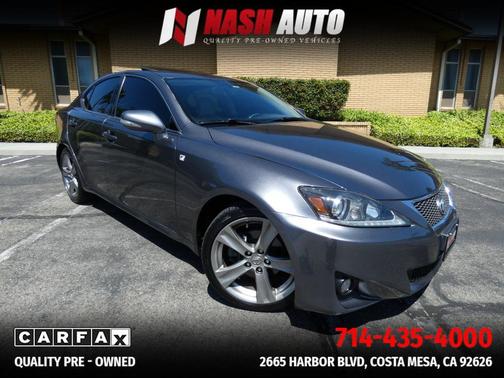 Nebula Gray Pearl 2012 Lexus IS 250 Base