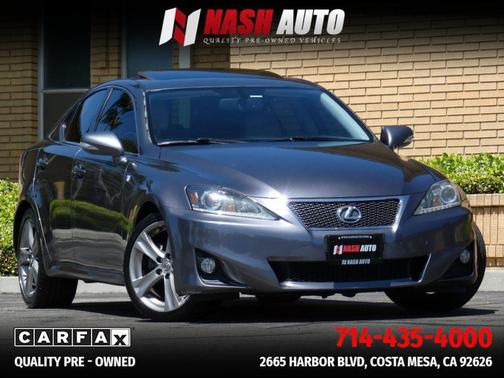 Nebula Gray Pearl 2012 Lexus IS 250 Base