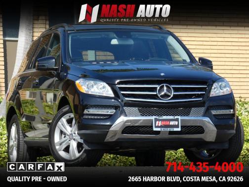 Black 2015 Mercedes-Benz M-Class ML 350