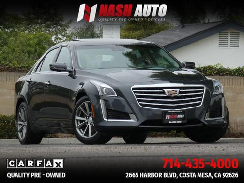 Gray 2018 Cadillac CTS 3.6L Luxury