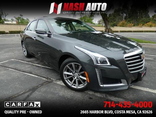 Gray 2018 Cadillac CTS 3.6L Luxury
