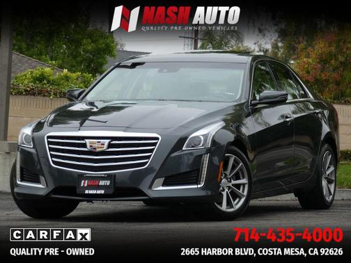 Gray 2018 Cadillac CTS 3.6L Luxury
