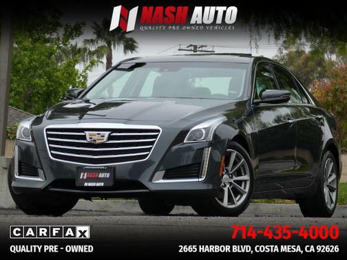 Gray 2018 Cadillac CTS 3.6L Luxury