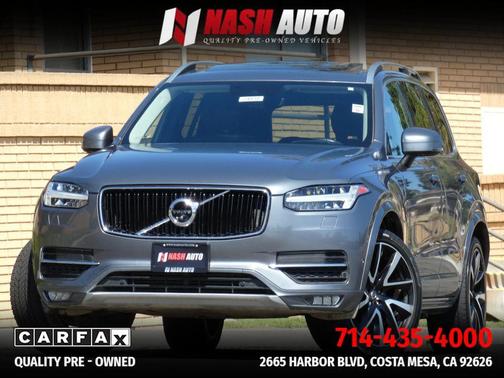 Bright Silver Metallic 2019 Volvo XC90 T6 Momentum