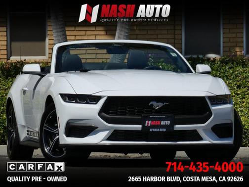 Oxford White 2024 Ford Mustang EcoBoost