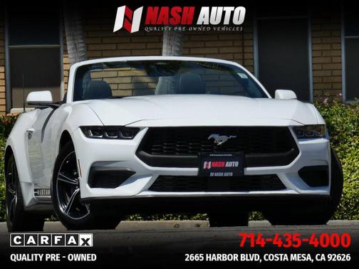 Oxford White 2024 Ford Mustang EcoBoost