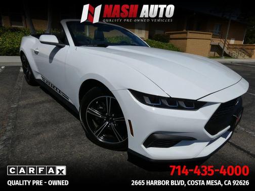 Oxford White 2024 Ford Mustang EcoBoost