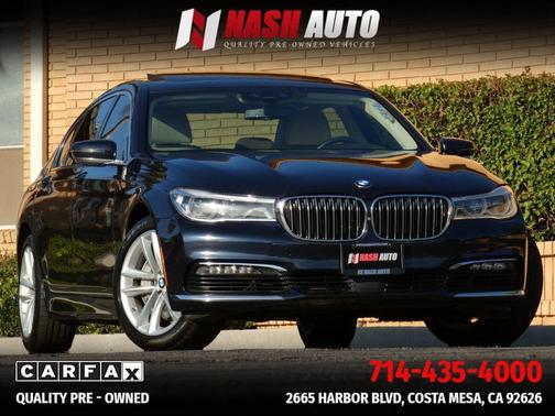 Imperial Blue Metallic 2016 BMW 750 i xDrive