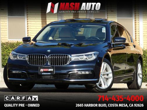 Imperial Blue Metallic 2016 BMW 750 i xDrive