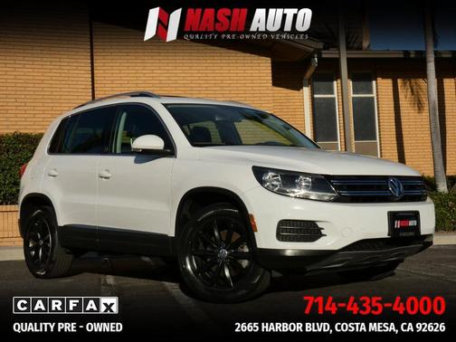 Pure White 2017 Volkswagen Tiguan 2.0T Wolfsburg Edition