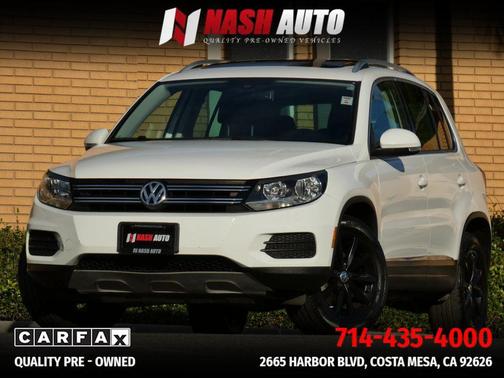 Pure White 2017 Volkswagen Tiguan 2.0T Wolfsburg Edition