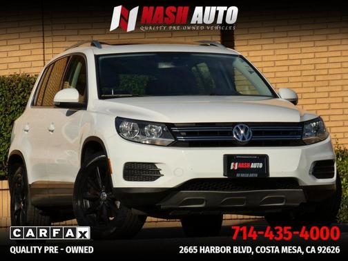 Pure White 2017 Volkswagen Tiguan 2.0T Wolfsburg Edition