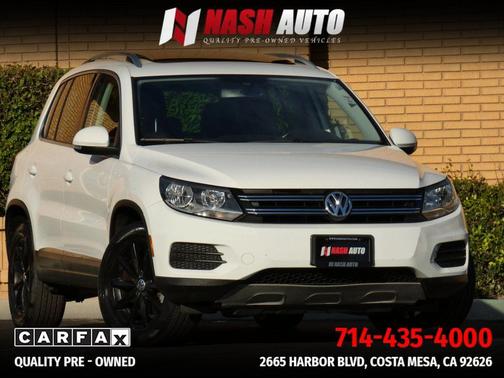 Pure White 2017 Volkswagen Tiguan 2.0T Wolfsburg Edition