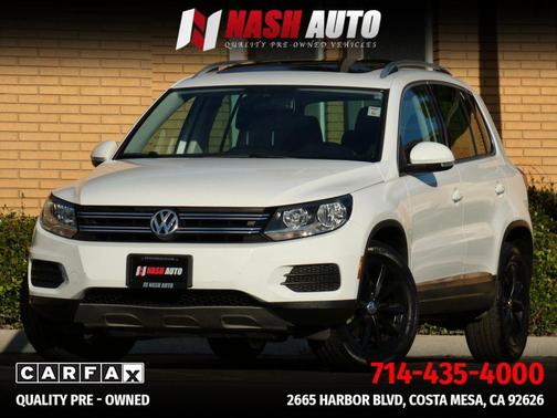 Pure White 2017 Volkswagen Tiguan 2.0T Wolfsburg Edition