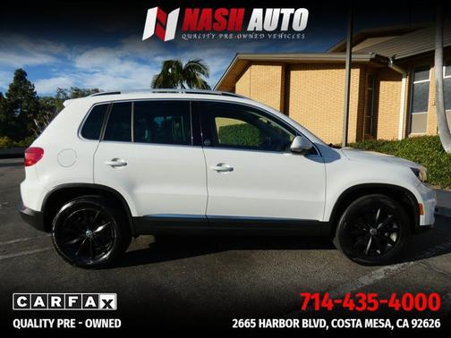 Pure White 2017 Volkswagen Tiguan 2.0T Wolfsburg Edition
