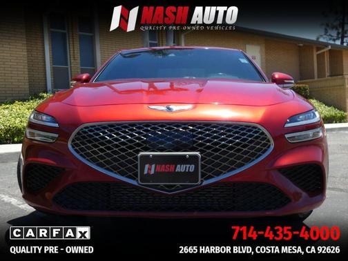 Havana Red 2022 Genesis G70 2.0T RWD