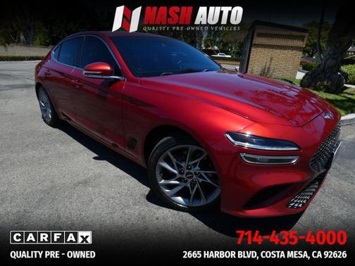 Havana Red 2022 Genesis G70 2.0T RWD