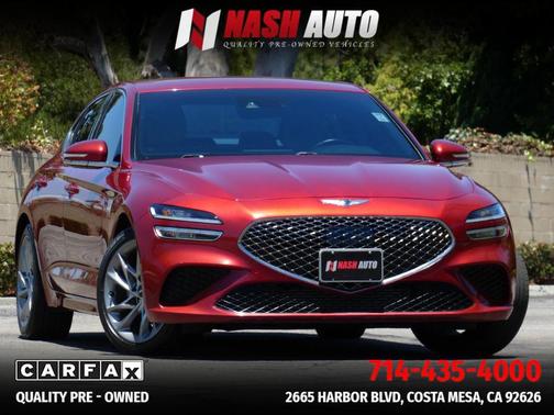 Havana Red 2022 Genesis G70 2.0T RWD