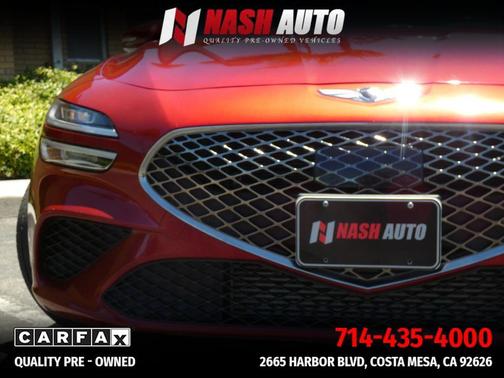 Havana Red 2022 Genesis G70 2.0T RWD