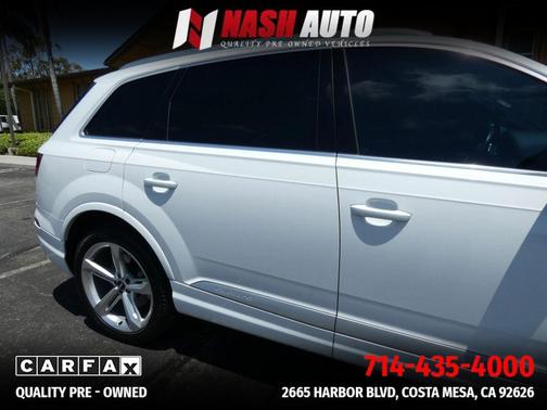 White 2019 Audi Q7 55 Prestige