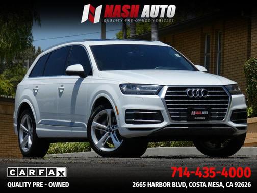 White 2019 Audi Q7 55 Prestige