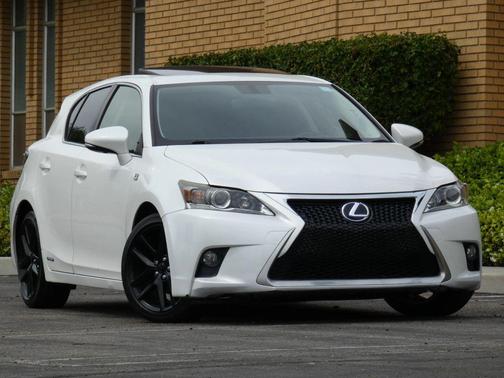 White 2015 Lexus CT 200h CT 200h Hatchback 4D