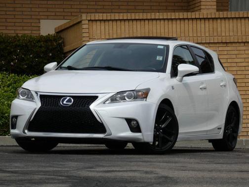 White 2015 Lexus CT 200h CT 200h Hatchback 4D