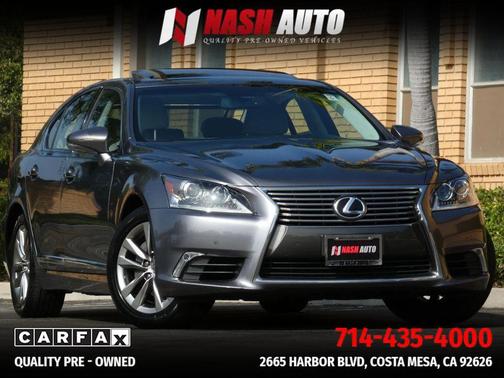 Gray 2013 Lexus LS 460 Base