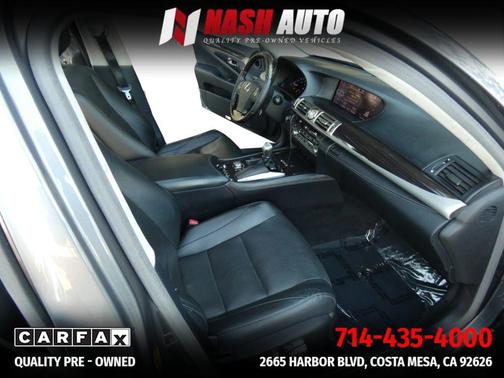 Gray 2013 Lexus LS 460 Base