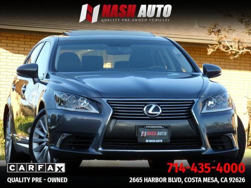 Gray 2013 Lexus LS 460 Base