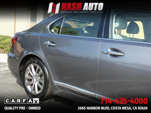 Gray 2013 Lexus LS 460 Base