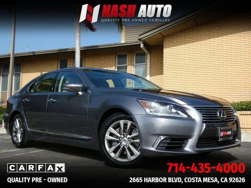 Gray 2013 Lexus LS 460 Base