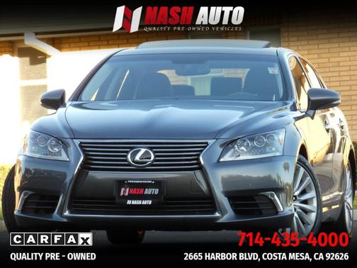 Gray 2013 Lexus LS 460 Base