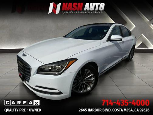 Casablanca White 2015 Hyundai Genesis 3.8
