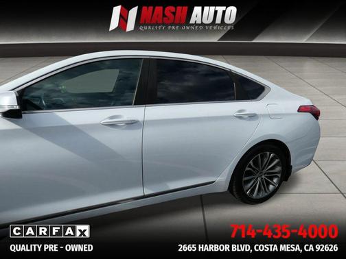 Casablanca White 2015 Hyundai Genesis 3.8