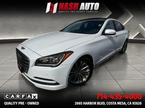 Casablanca White 2015 Hyundai Genesis 3.8