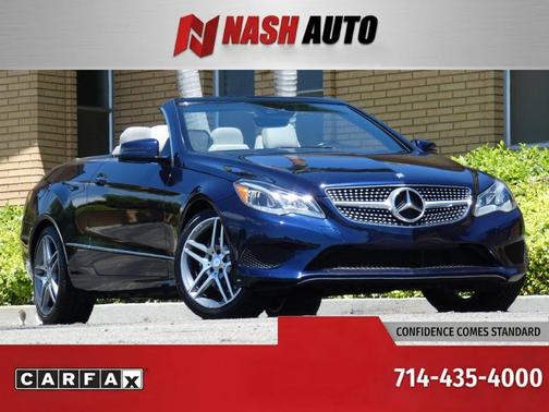 Lunar Blue Metallic 2014 Mercedes-Benz E-Class E 350 Cabriolet 2D