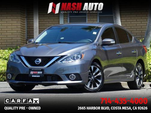 Gun Metallic 2019 Nissan Sentra SR
