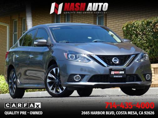 Gun Metallic 2019 Nissan Sentra SR