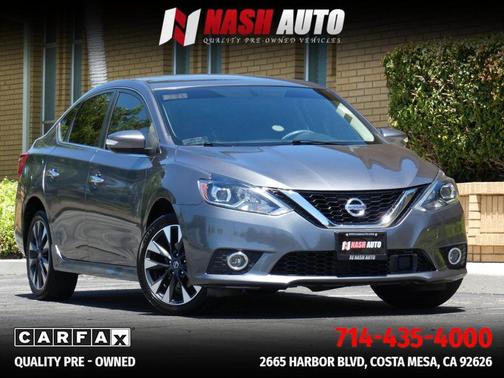 Gun Metallic 2019 Nissan Sentra SR