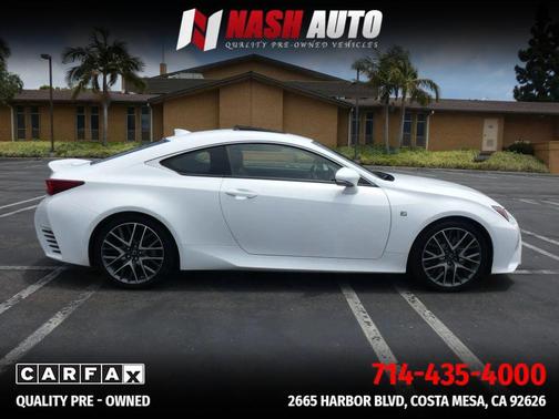 White 2015 Lexus RC 350 Base