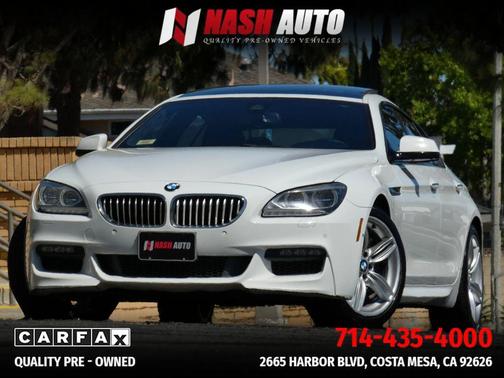 White 2014 BMW 650 xDrive