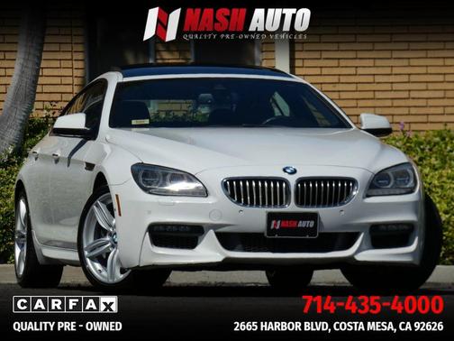 White 2014 BMW 650 xDrive