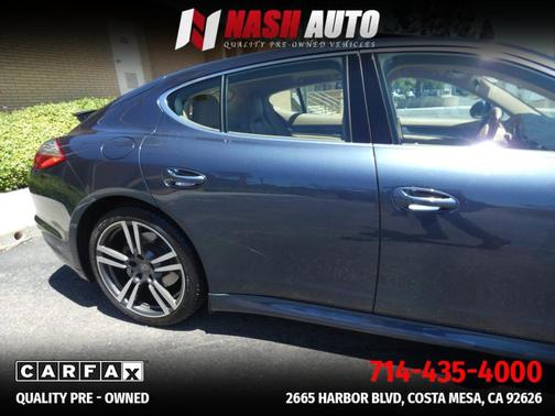 Blue 2013 Porsche Panamera 4S