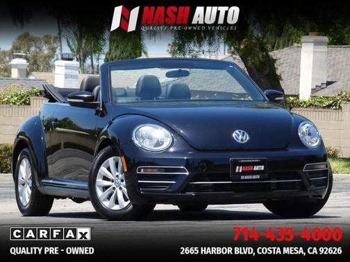 Black 2019 Volkswagen Beetle 2.0T S