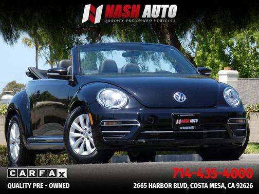 Black 2019 Volkswagen Beetle 2.0T S